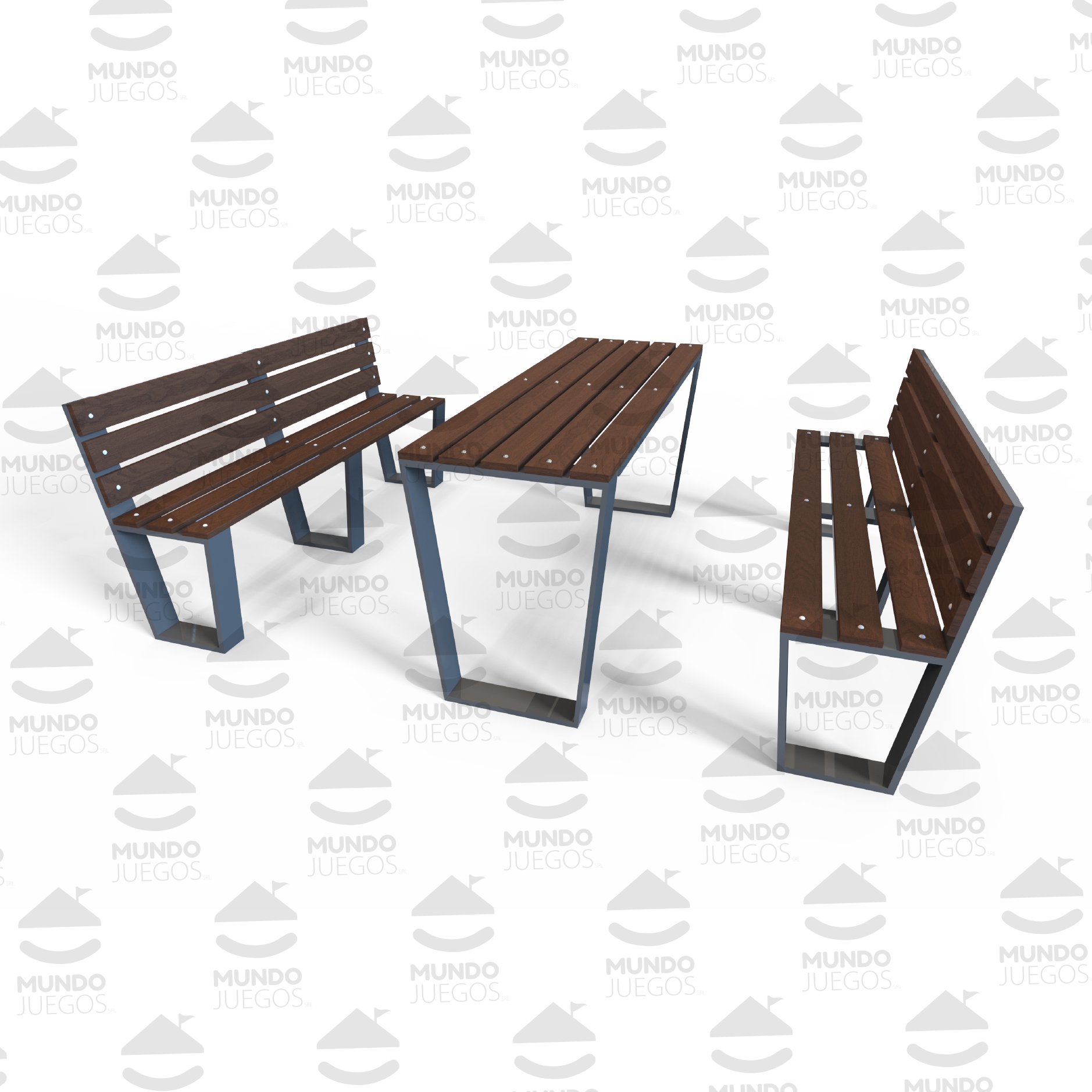 Ordenar Mobiliario EU49.2 - MESA PLAZA SIMIL MADERA ECO